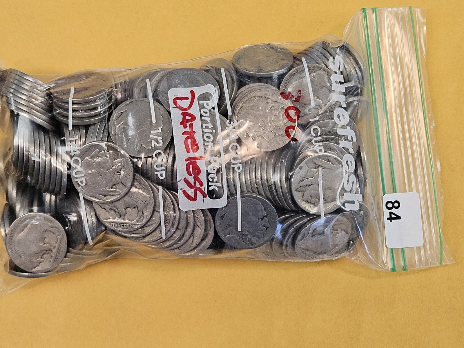 THREE HUNDRED Buffalo Nickels: Dateless 