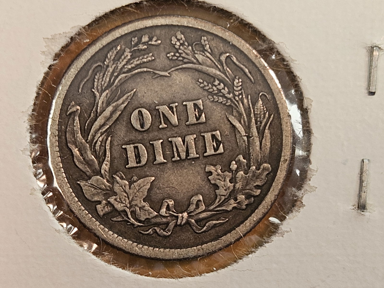 Two little better grade Barber and Seated Liberty Silver Dimes - 3