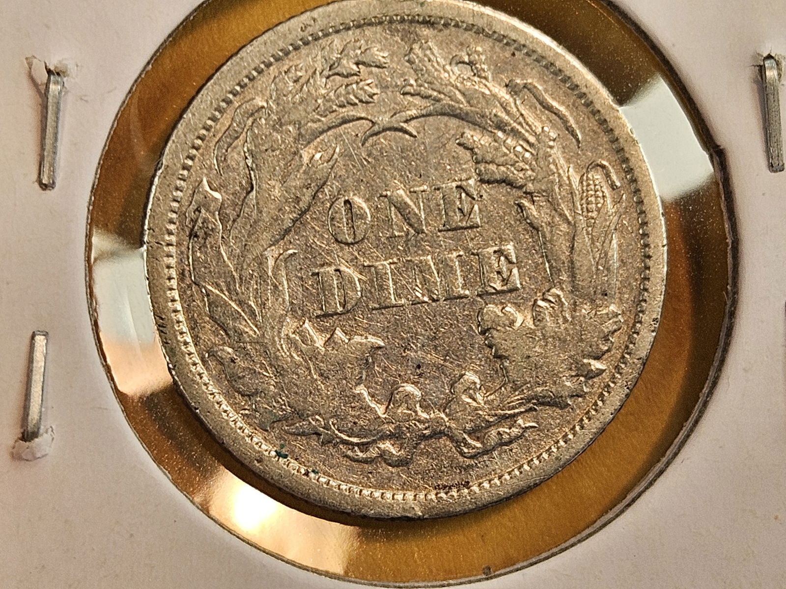 Two little better grade Barber and Seated Liberty Silver Dimes - 6