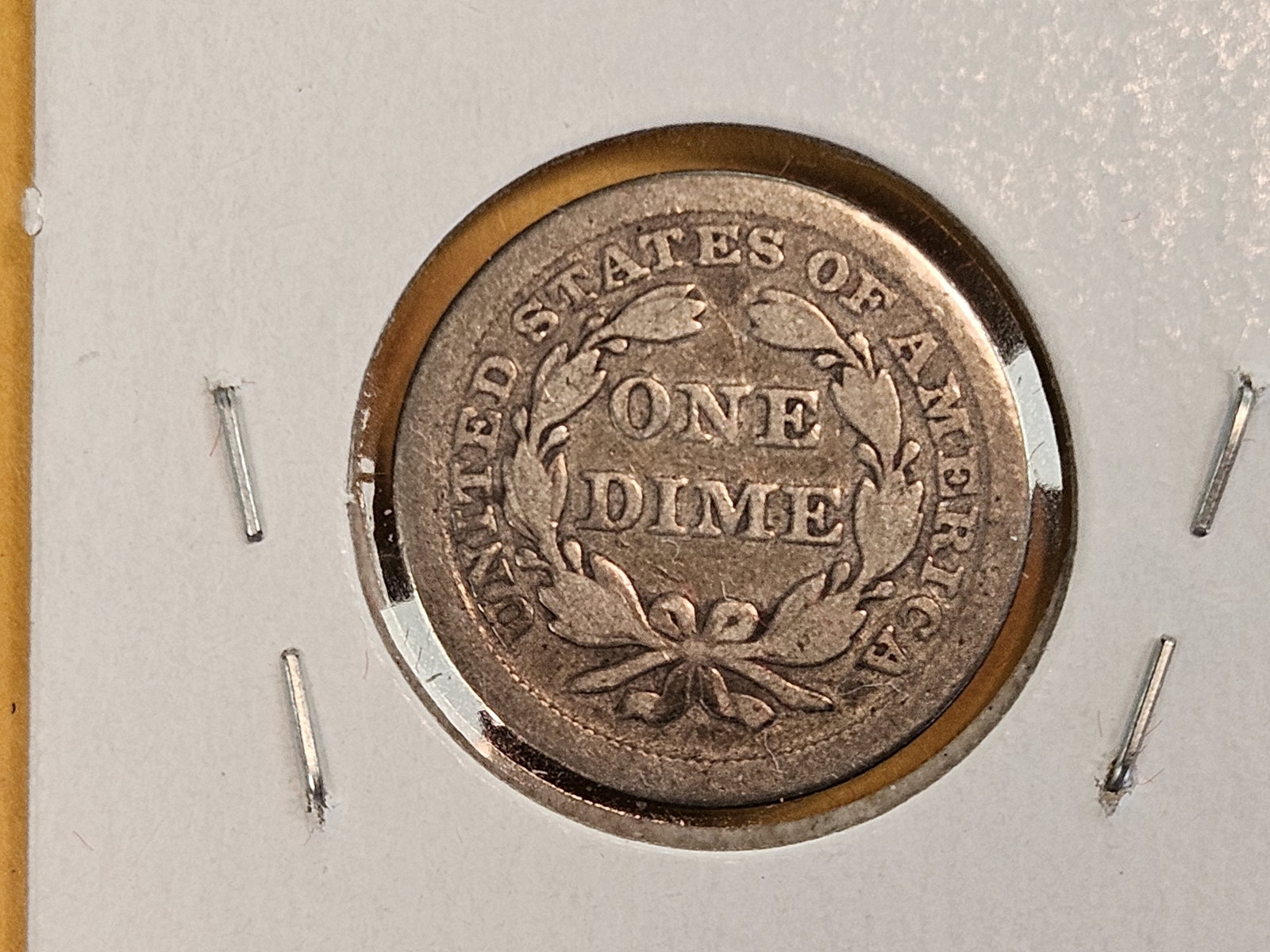 Three Seated Liberty silver dimes - 5