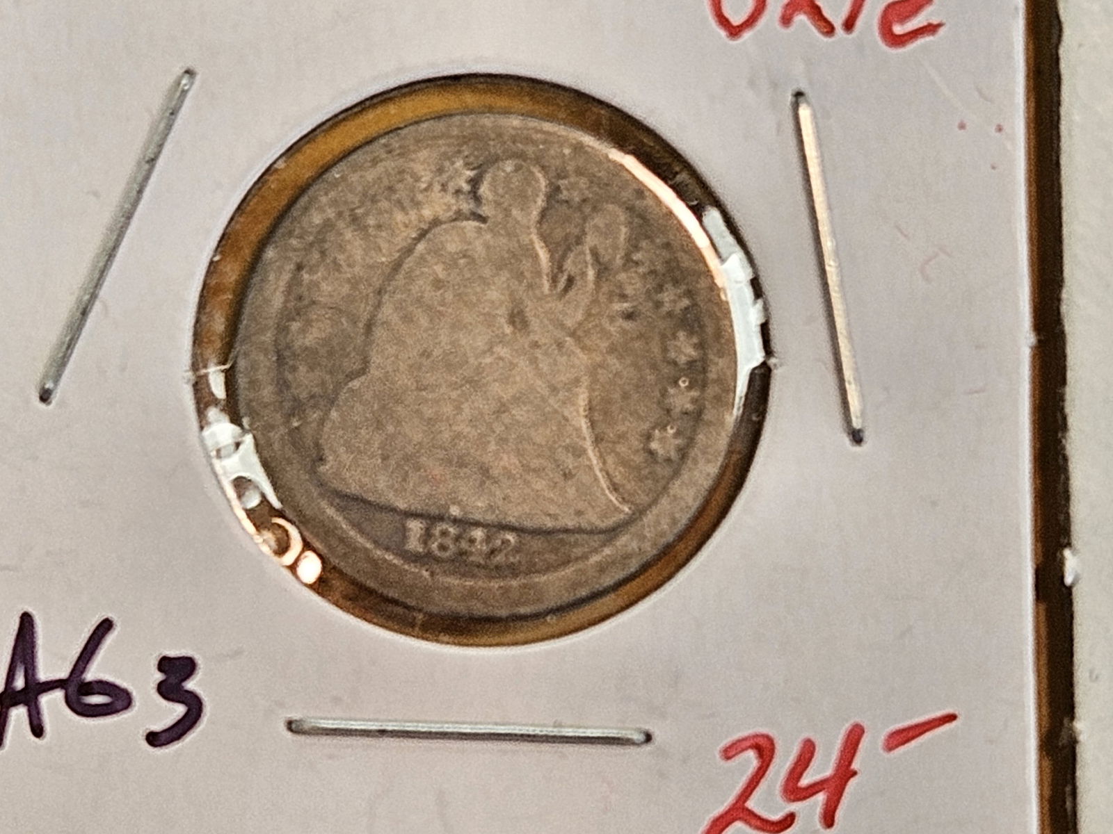 Three more Seated Liberty silver Dimes - 2