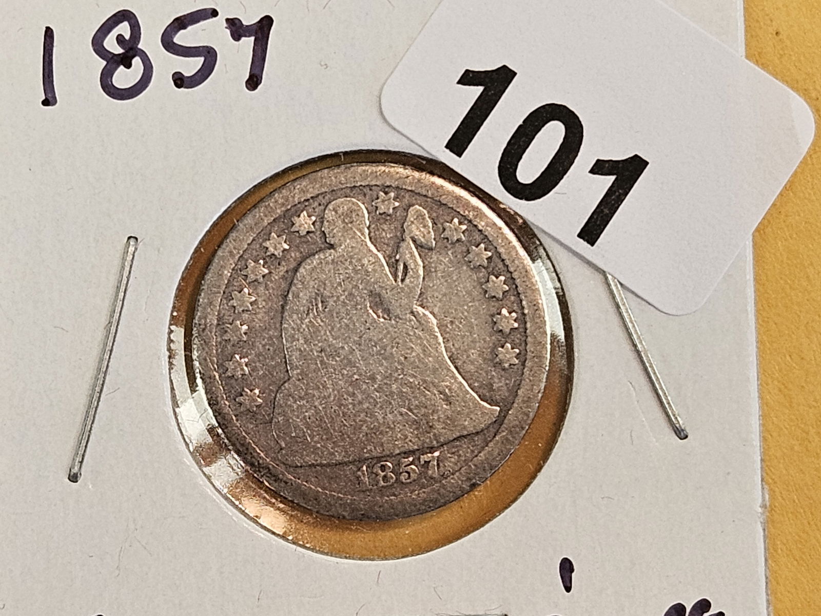 Three more Seated Liberty silver Dimes - 3