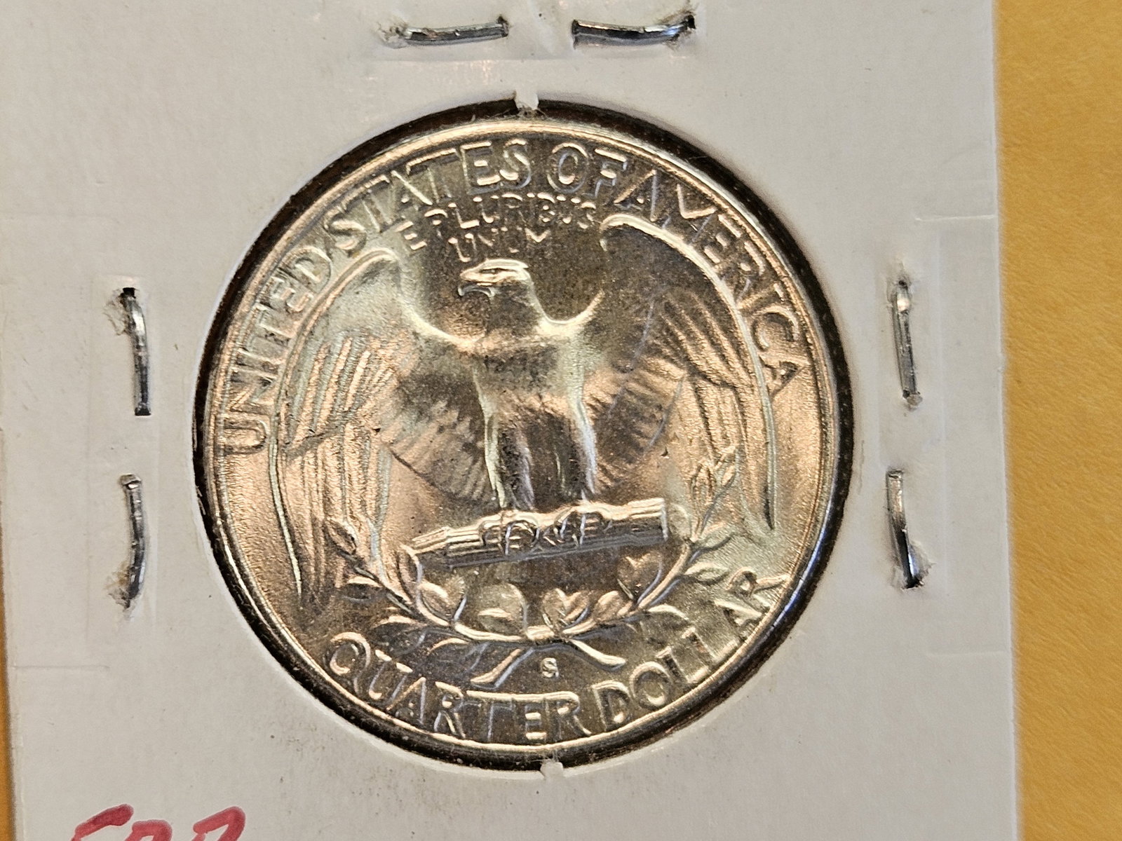 GEM Brilliant Uncirculated 1950-S silver Washington Quarter - 5