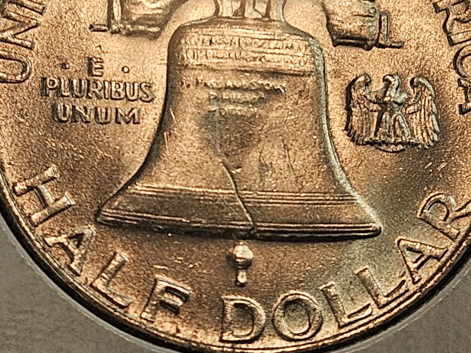 GEM Brilliant Uncirculated 1953-D Franklin silver Half Dollar - 5