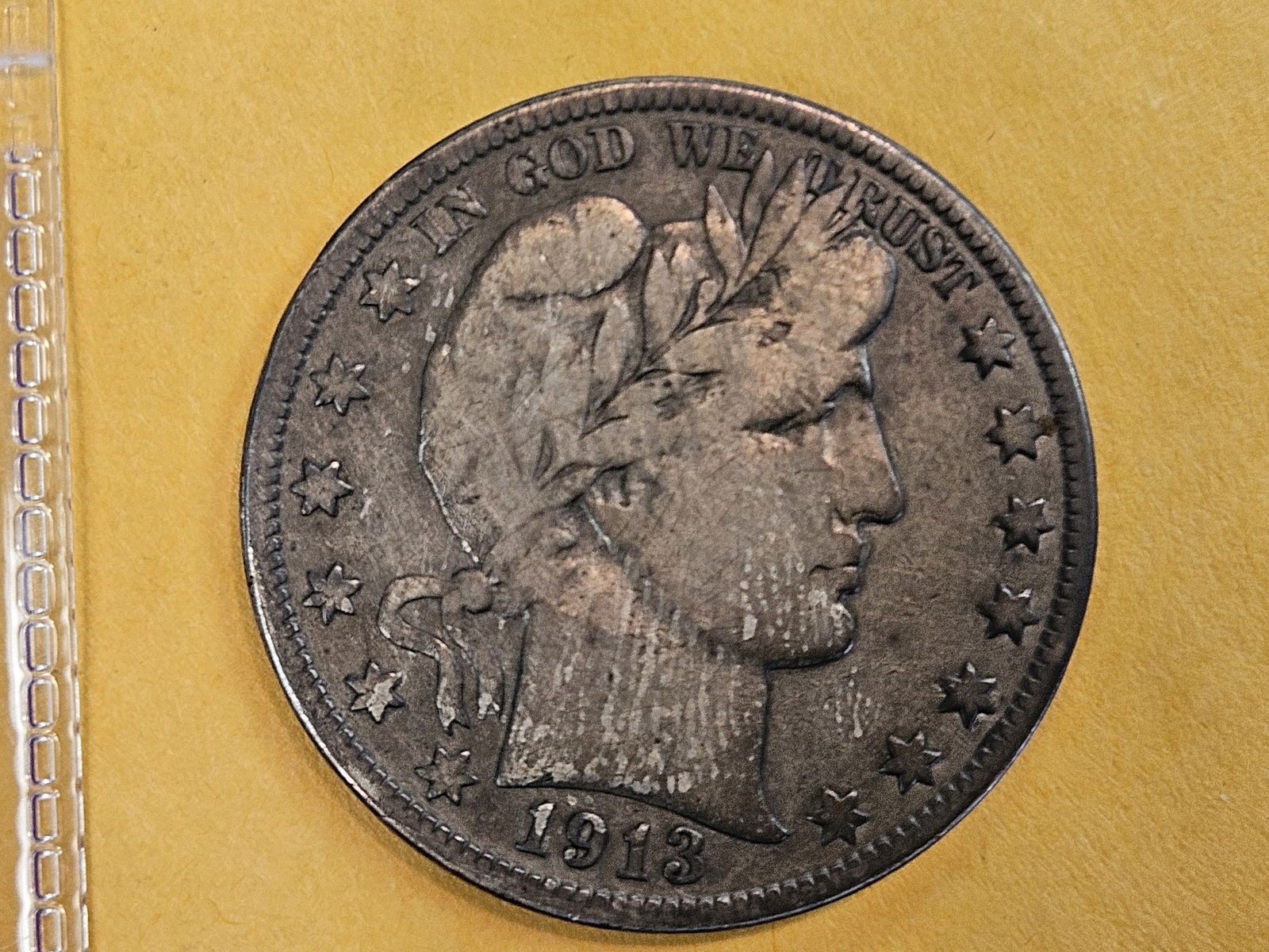 * Semi-Key 1913 Barber Half Dollar - 3