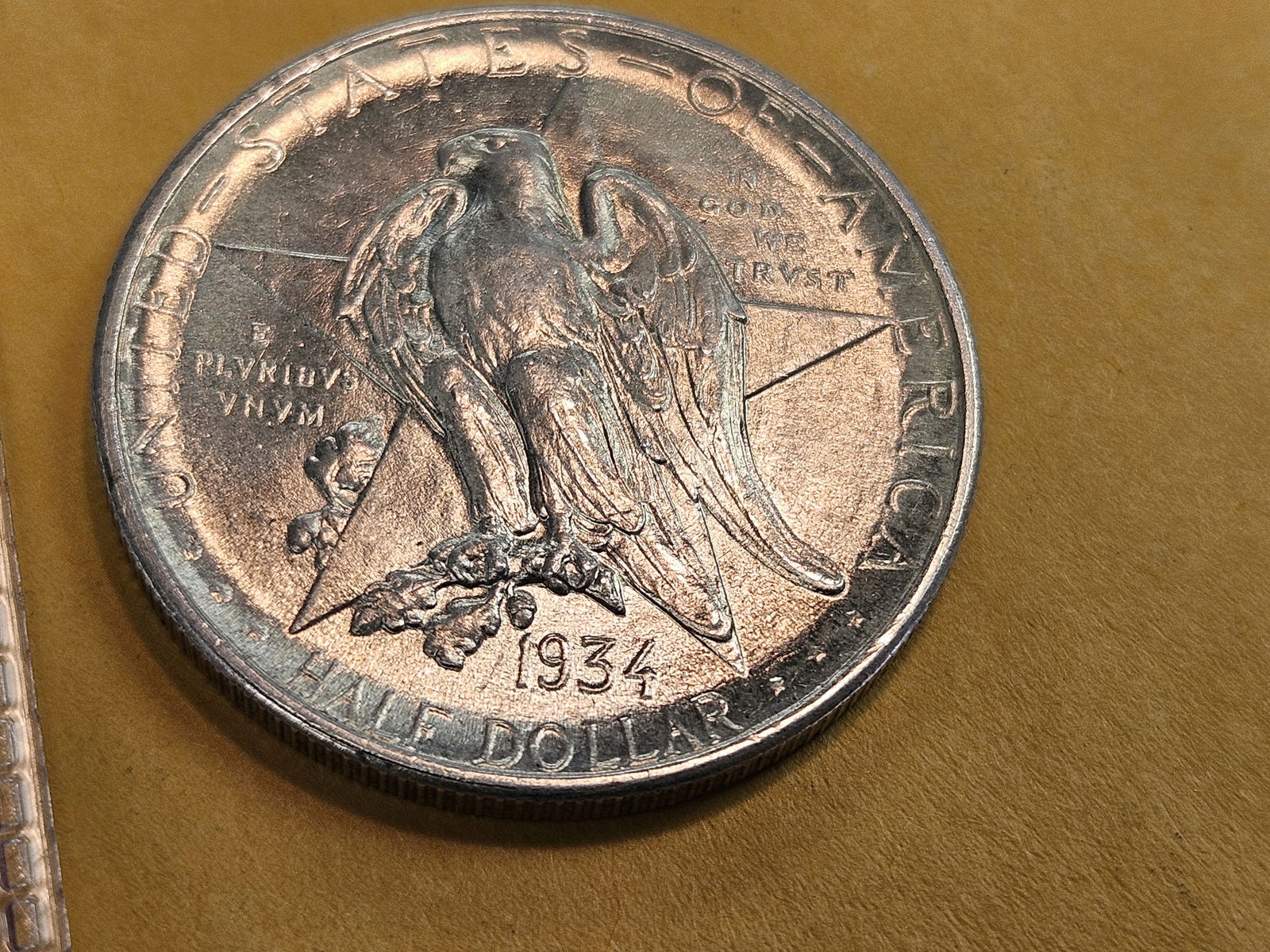 GEM Brilliant Uncirculated plus 1934 Texas Commemorative silver Half Dollar - 3