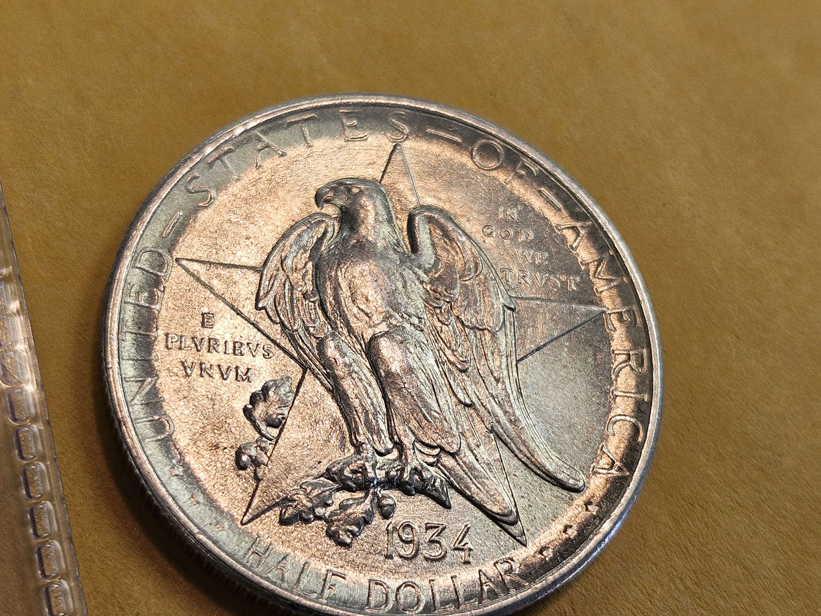 GEM Brilliant Uncirculated plus 1934 Texas Commemorative silver Half Dollar - 4