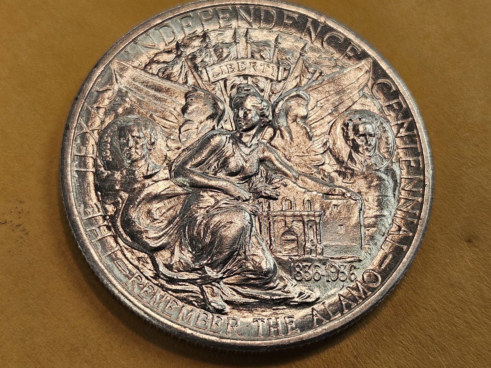 GEM Brilliant Uncirculated plus 1934 Texas Commemorative silver Half Dollar - 8