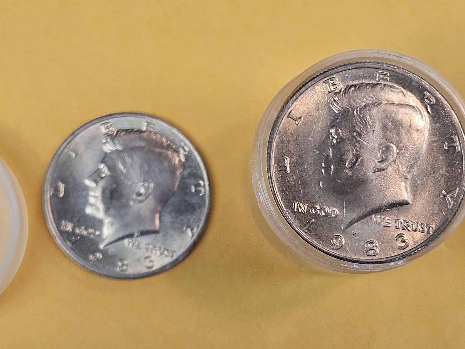 Semi-Key Brilliant Uncirculated roll of 1983-P Kennedy Half Dollars - 2
