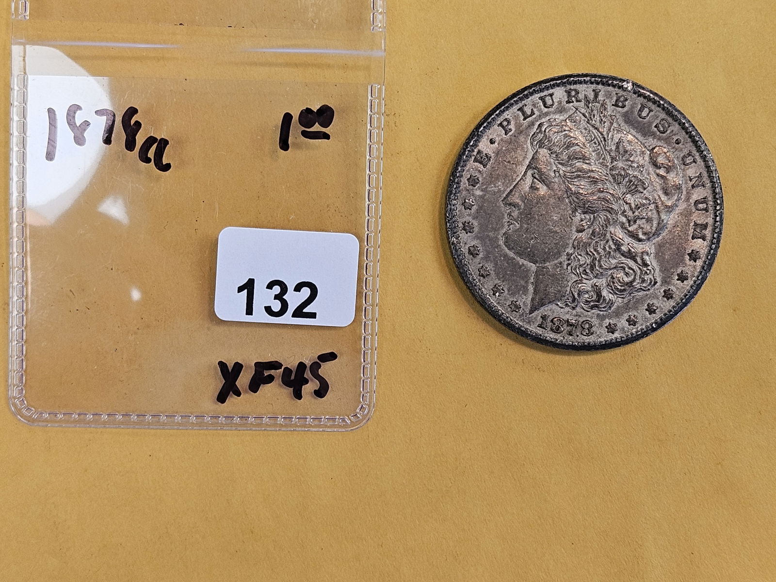 ** KEY DATE ** 1878-CC Morgan Dollar in Extra Fine - 45 - 2