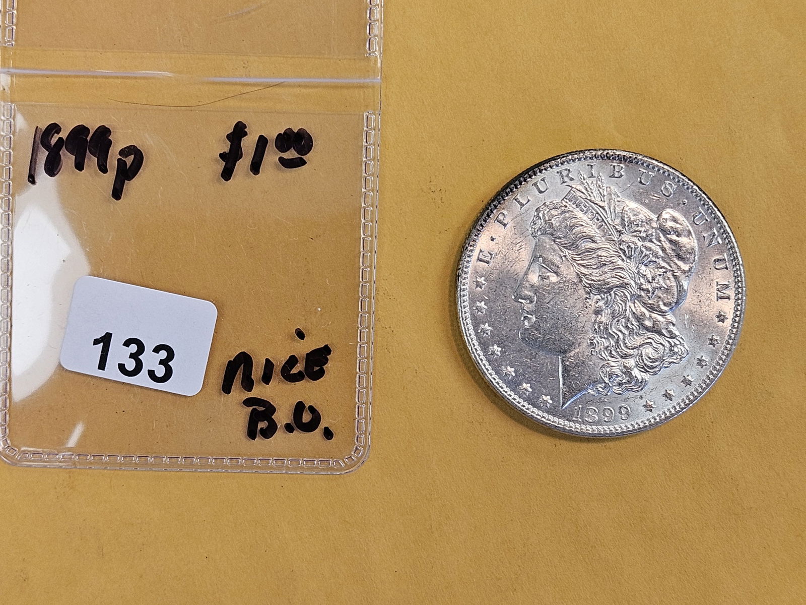 * Semi-Key 1899 Morgan Dollar in Brilliant Uncirculated plus - 2