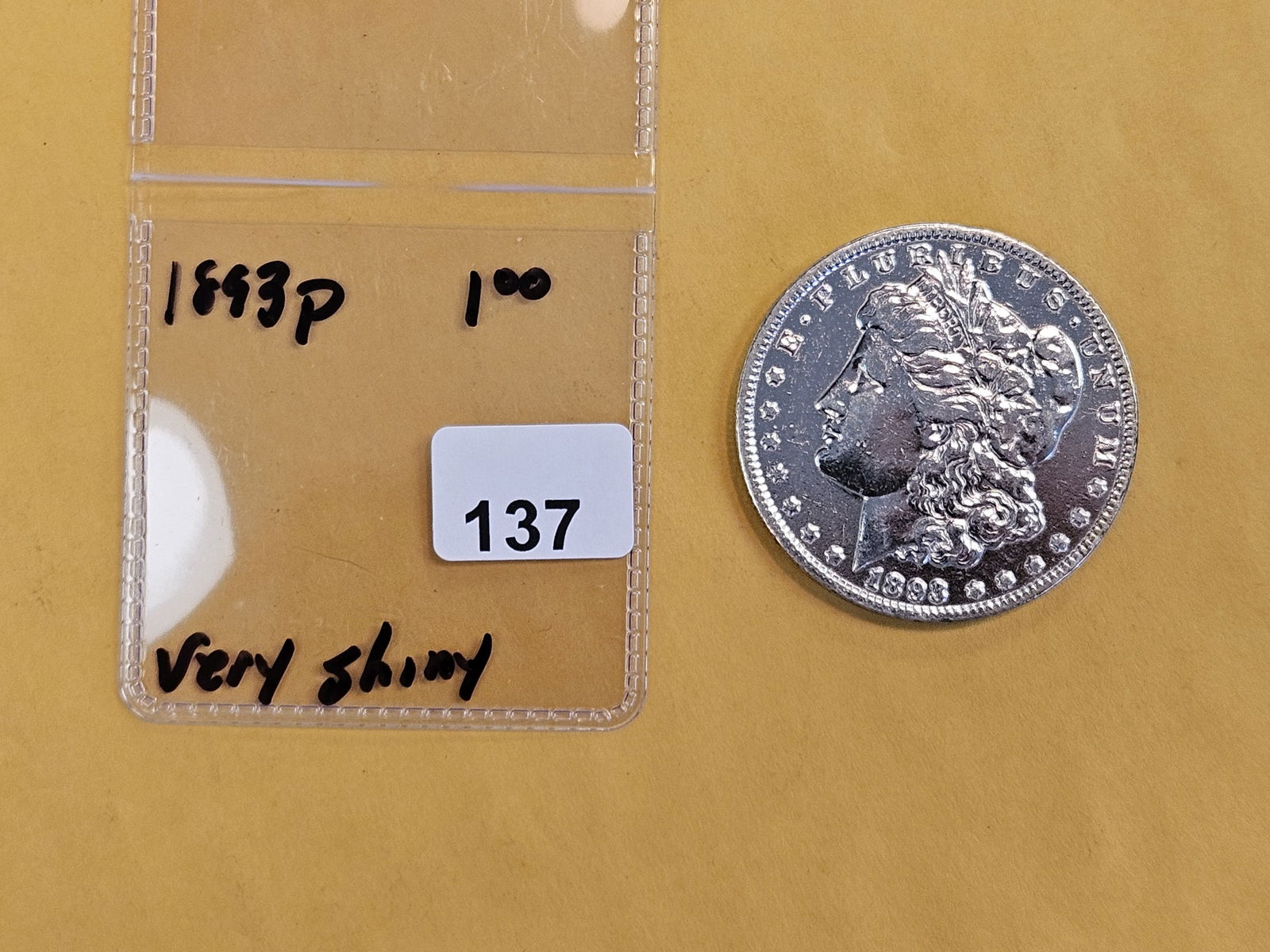 ** KEY DATE ** 1893 Morgan Dollar - 2