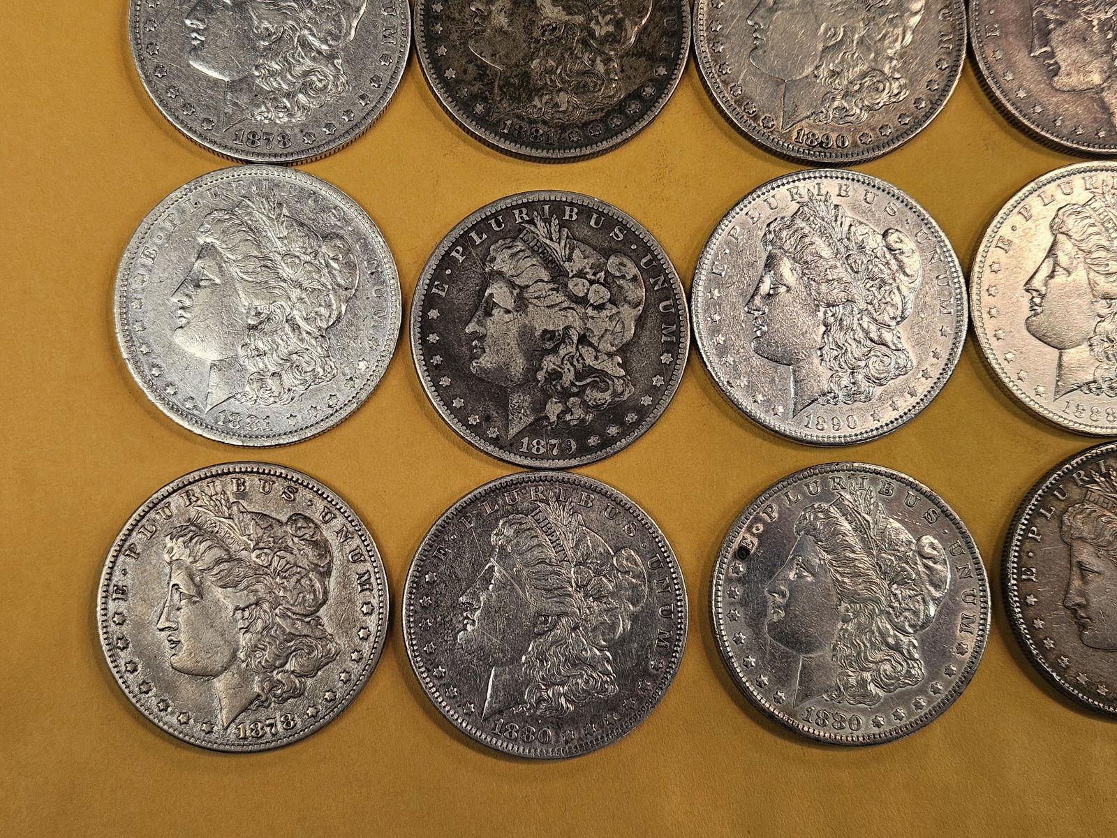 ** FULL ROLL ** Twenty Morgan Silver Dollars - 4