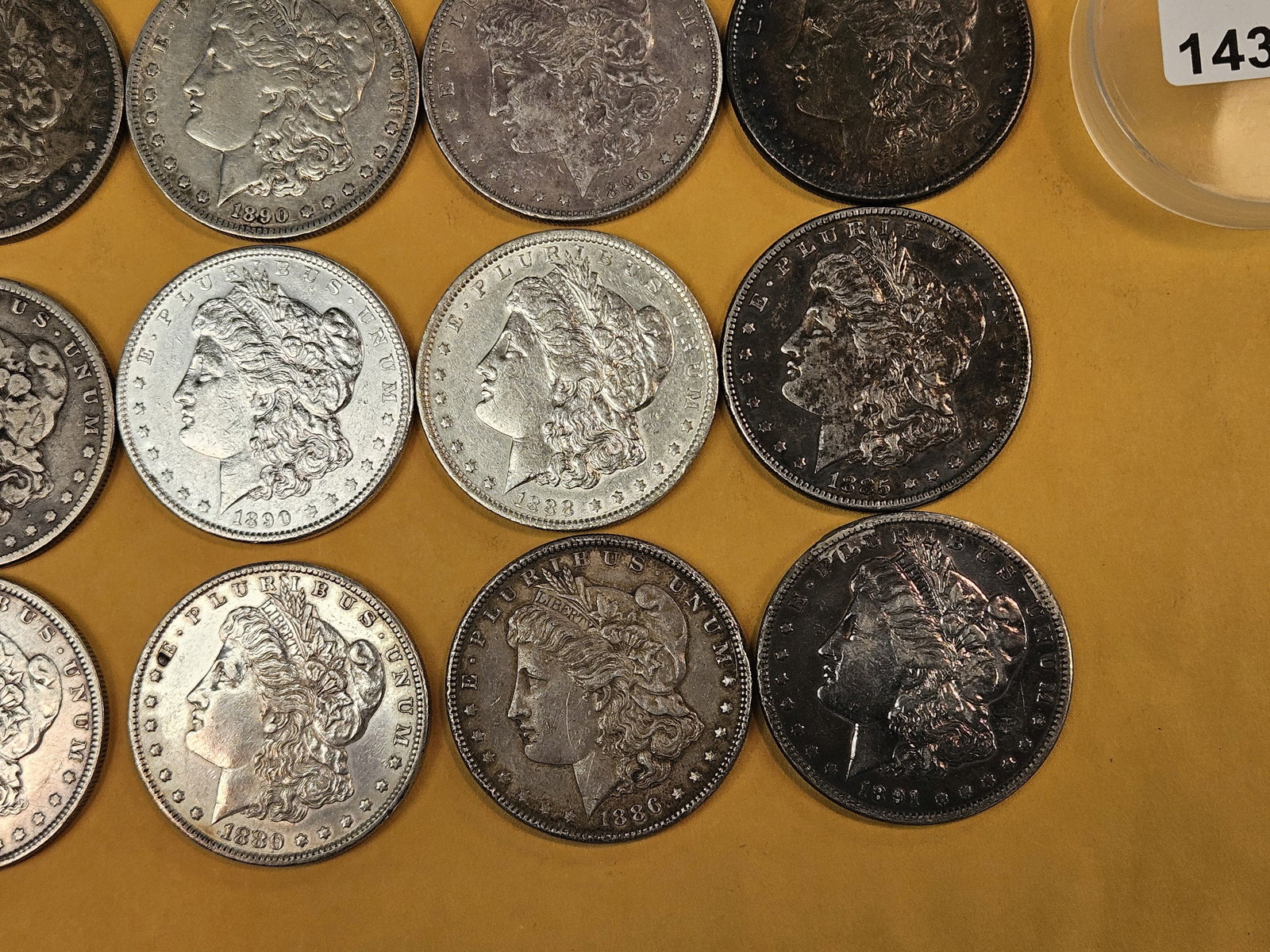 ** FULL ROLL ** Twenty Morgan Silver Dollars - 5