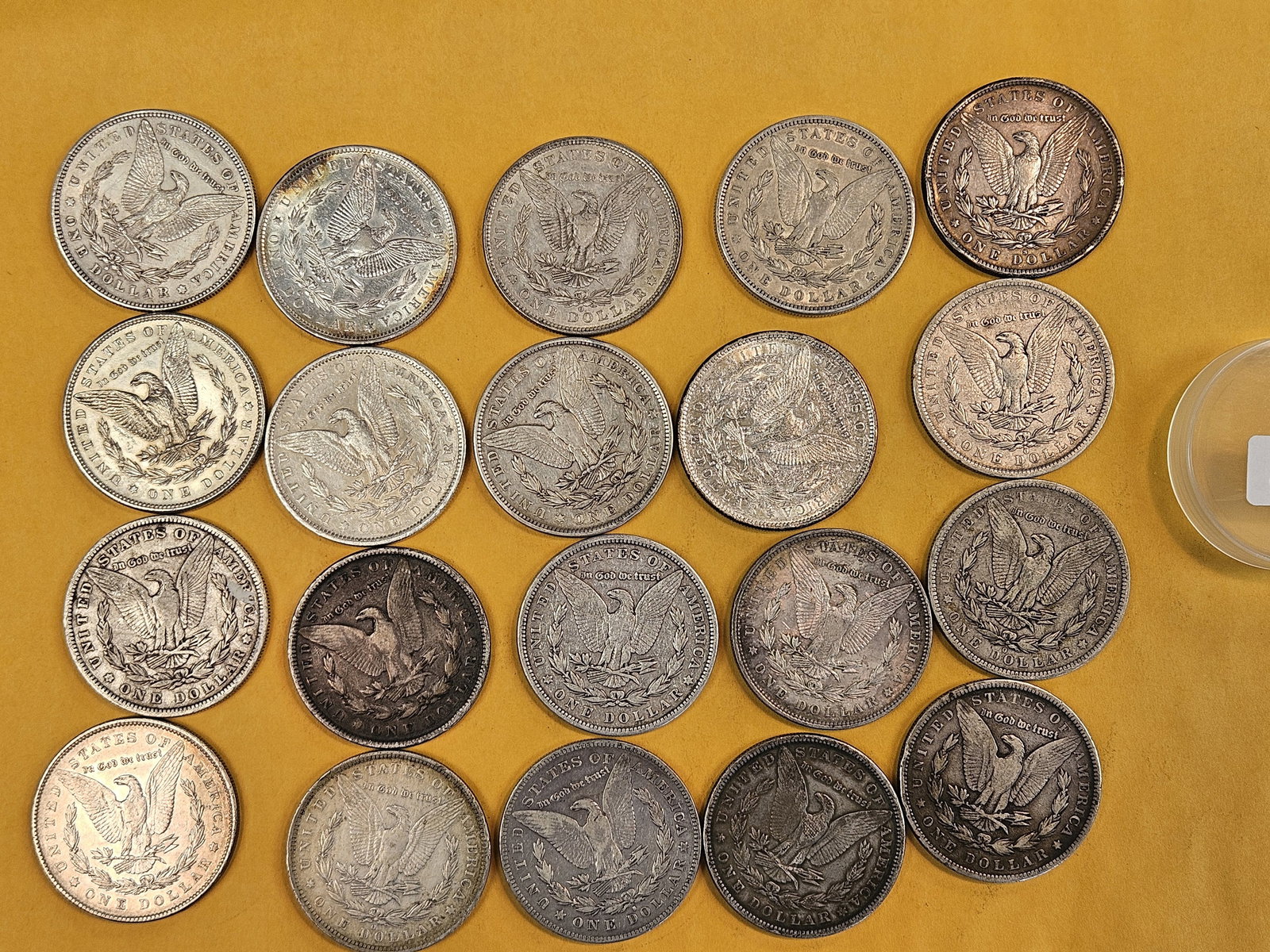 ** FULL ROLL ** Twenty Morgan Silver Dollars - 6