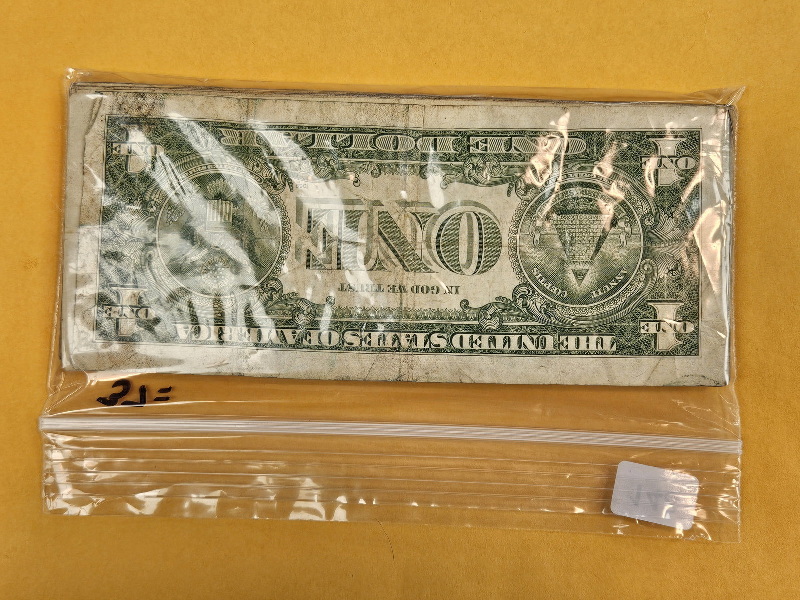 Thirty-Seven $1 Silver Certificates - 2