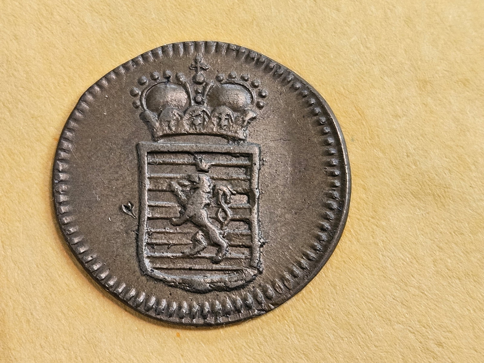 1783 - 1799 Luxembourg 1/2 liard: Joseph II. KM 10. Looks Uncirculated 