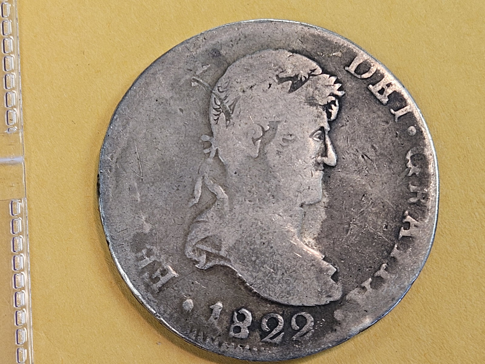 1822 Mexico silver 8 reals: KM 111.2 