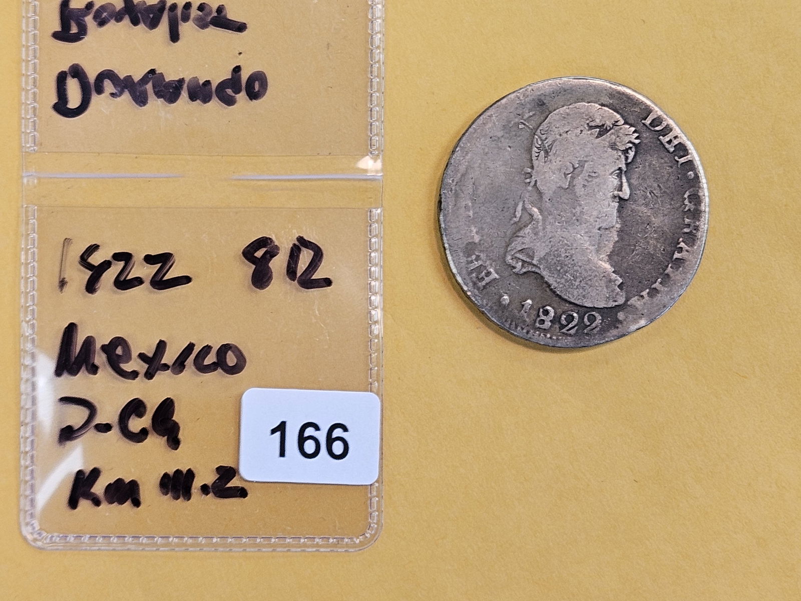 1822 Mexico silver 8 reals - 2