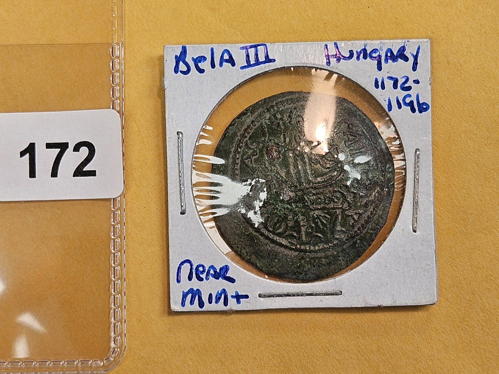 MEDIEVAL! Hungary 1172 - 1196 Bela III: In Near Mint condition 
