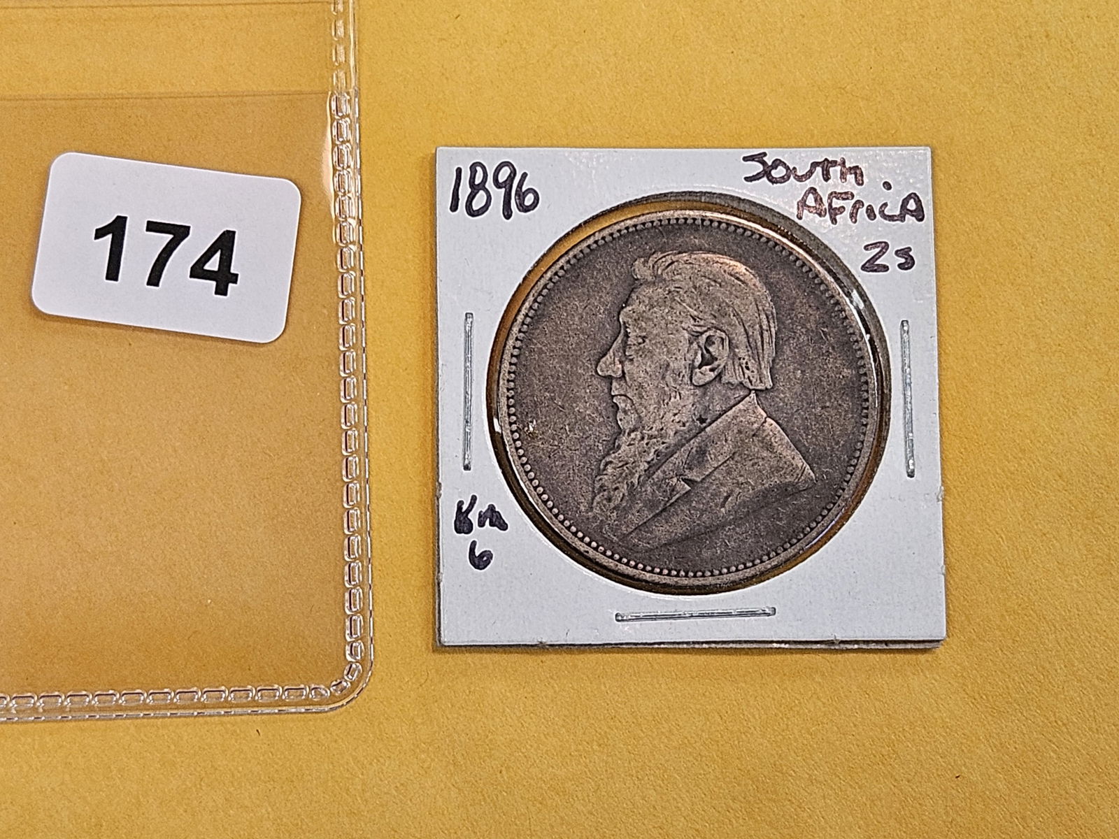 1896 South Africa silver 2 shillings - 2