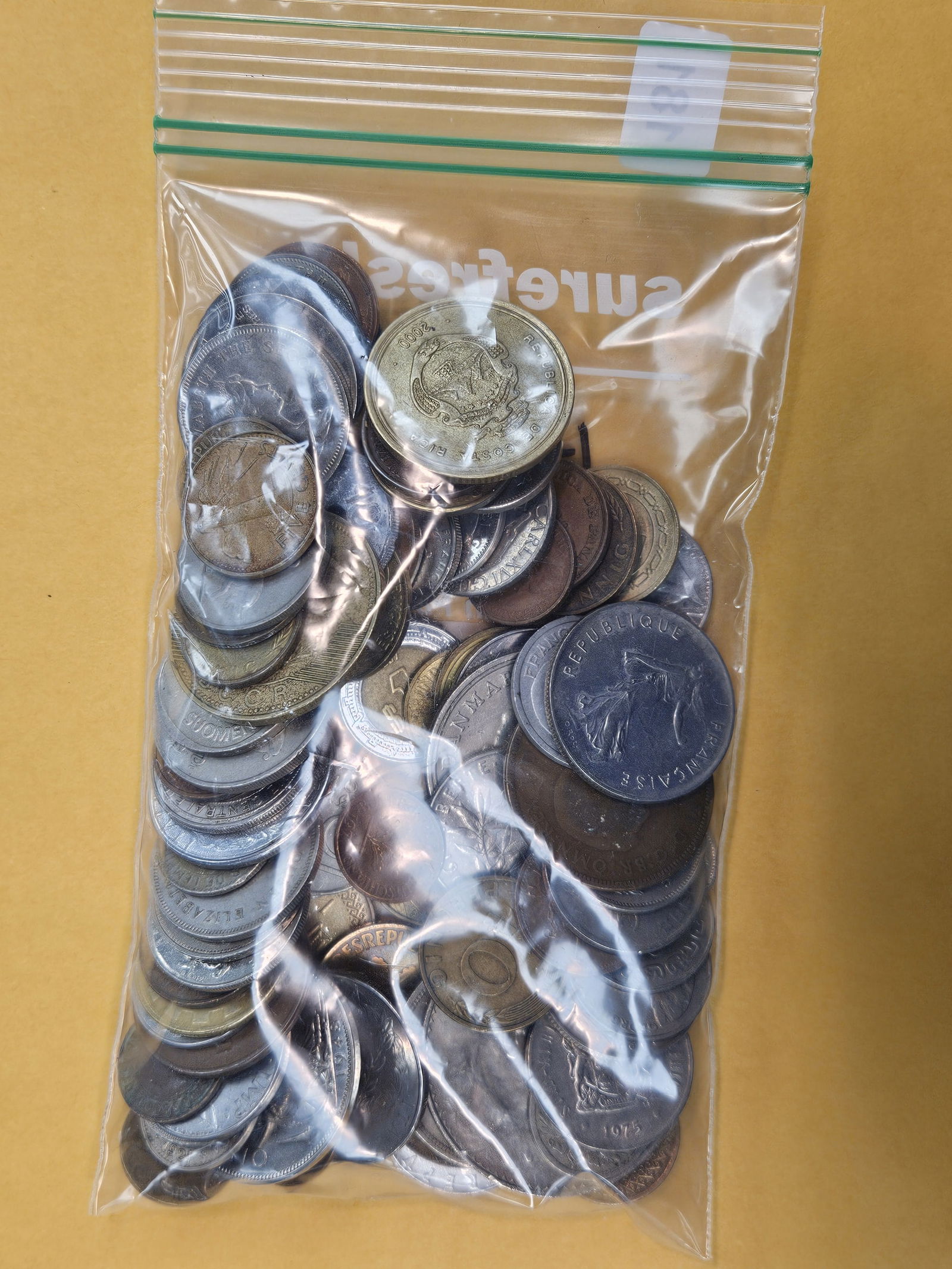 ONE POUND of mixed, World Coins - 2