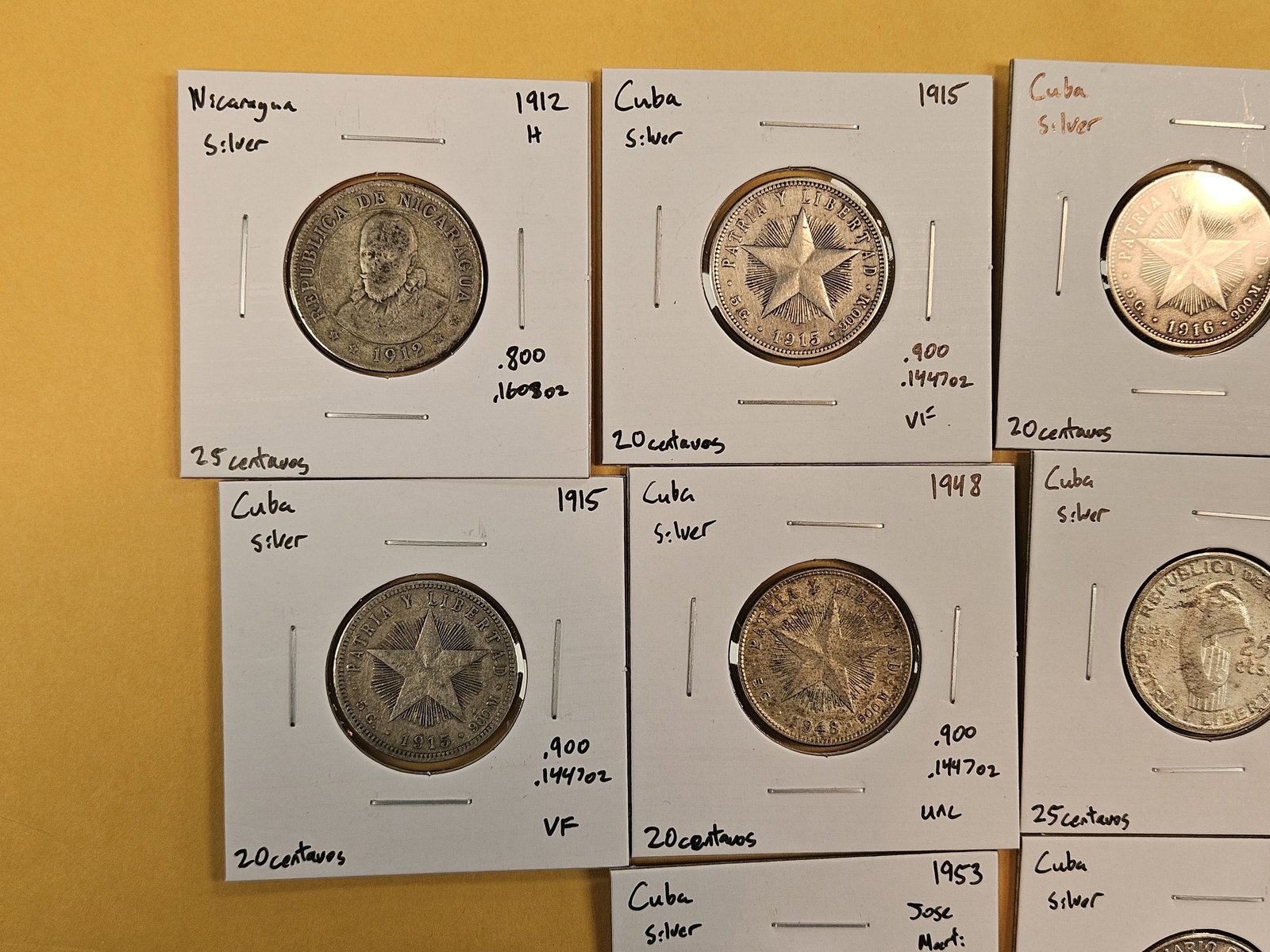 Ten nice, mixed, Silver, World Coins - 2