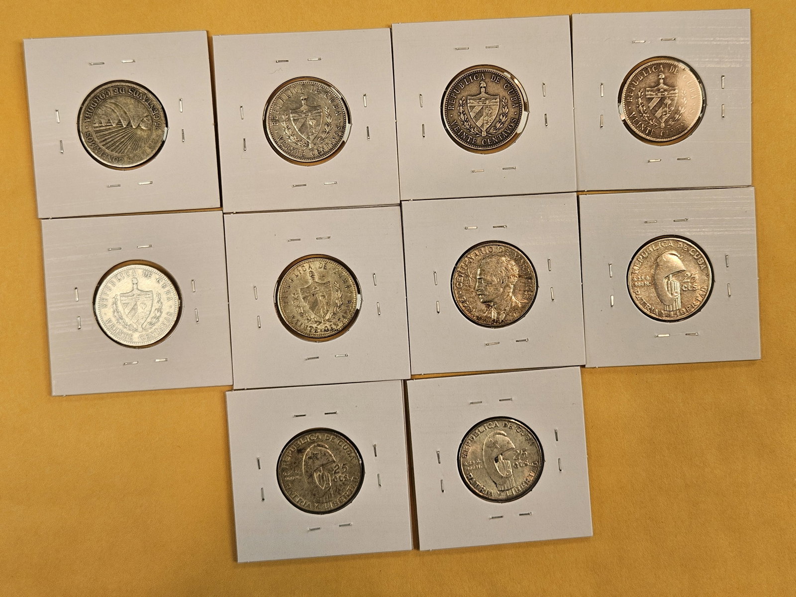 Ten nice, mixed, Silver, World Coins - 5
