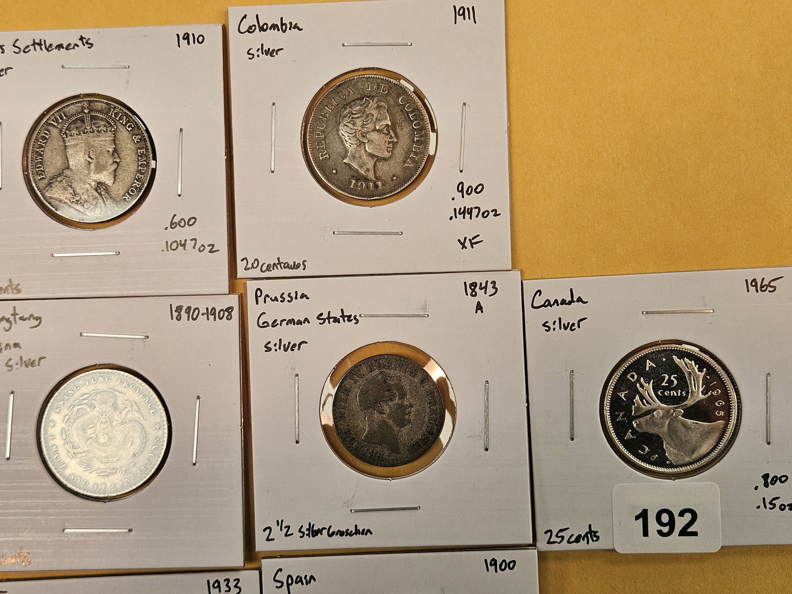 Ten nice, mixed, Silver, World Coins - 3