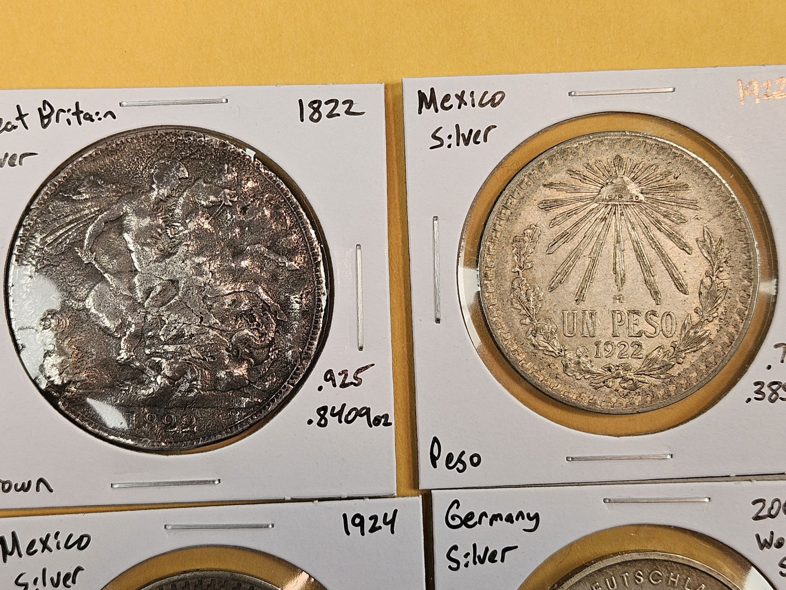 Four more, mixed, Silver, World Coins - 2