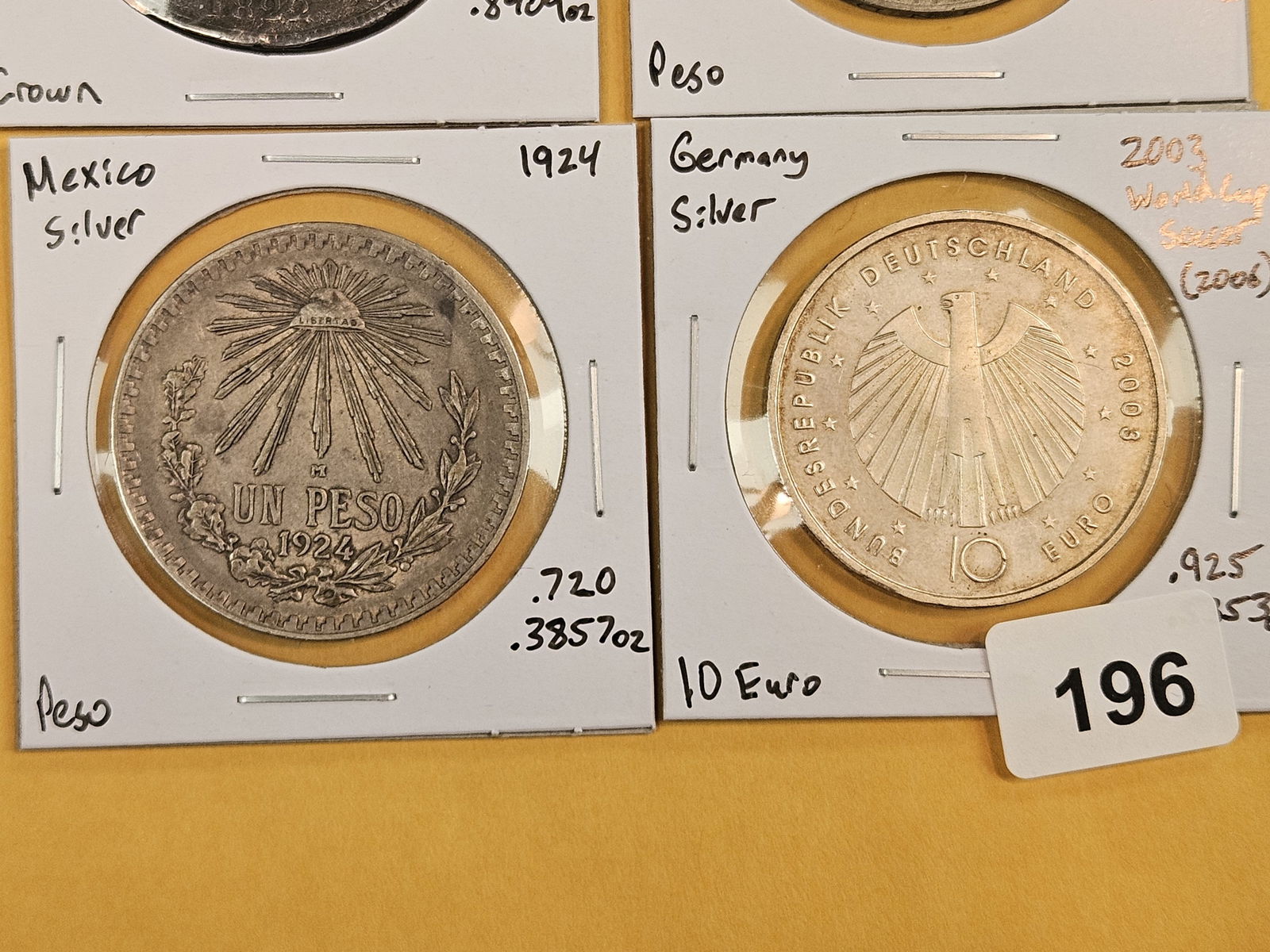 Four more, mixed, Silver, World Coins - 3