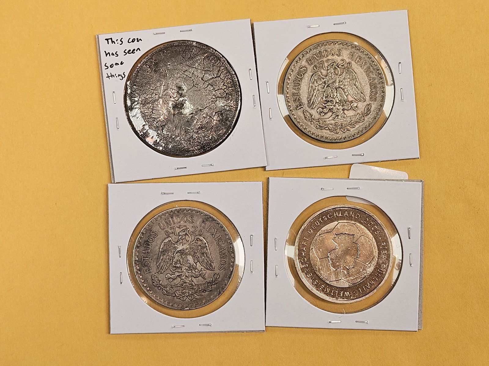 Four more, mixed, Silver, World Coins - 4