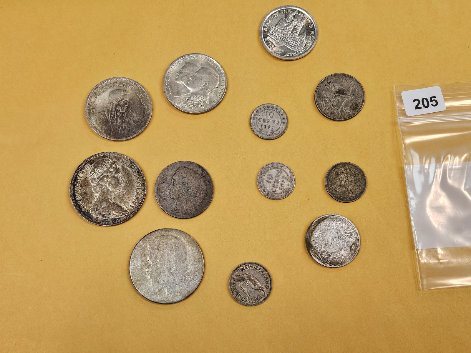 Twelve mixed silver World coins - 2