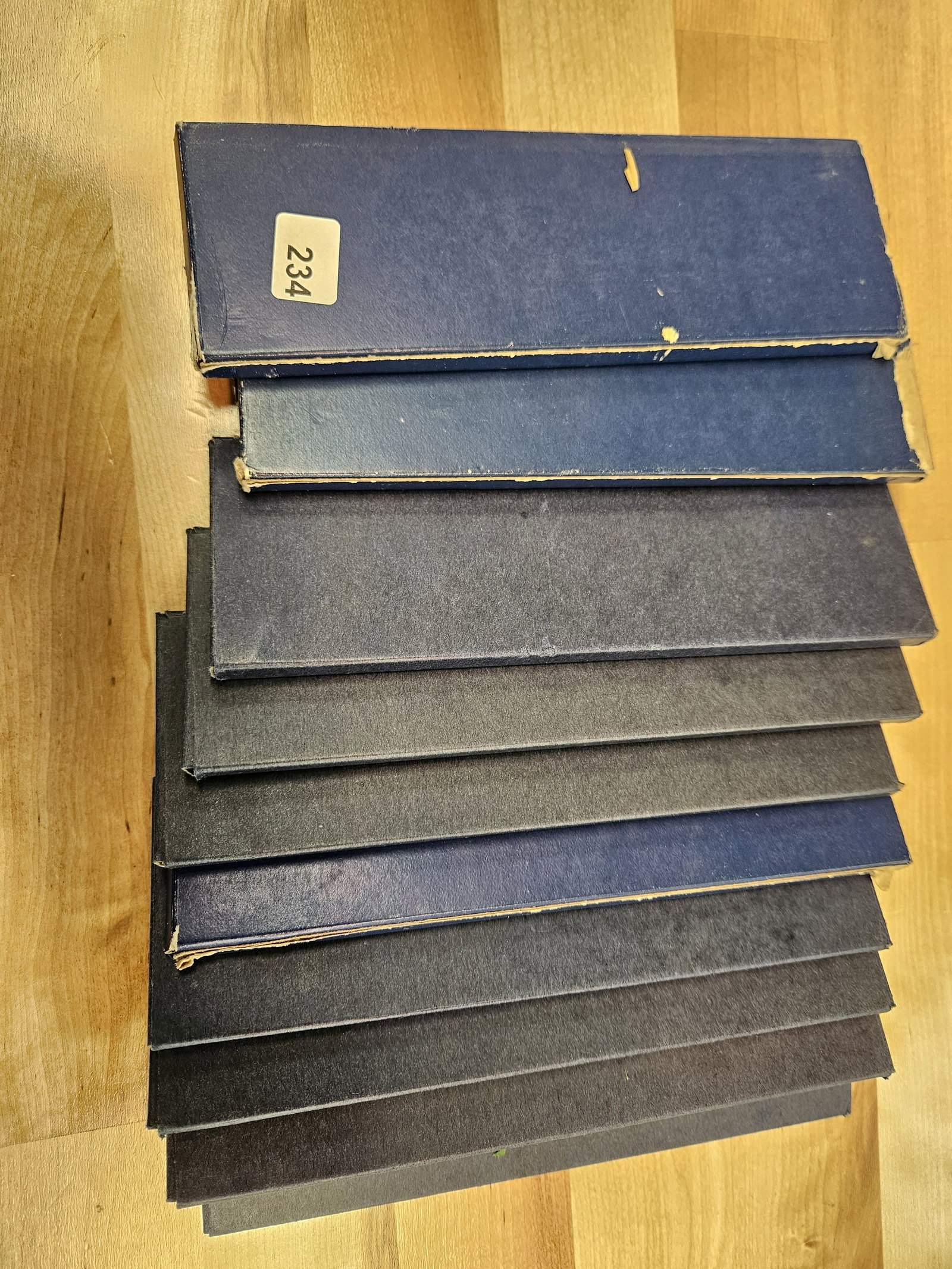 Ten Special Mint Silver Sets in original hard packs: All have the silver 40% Kennedy Half Dollar. 