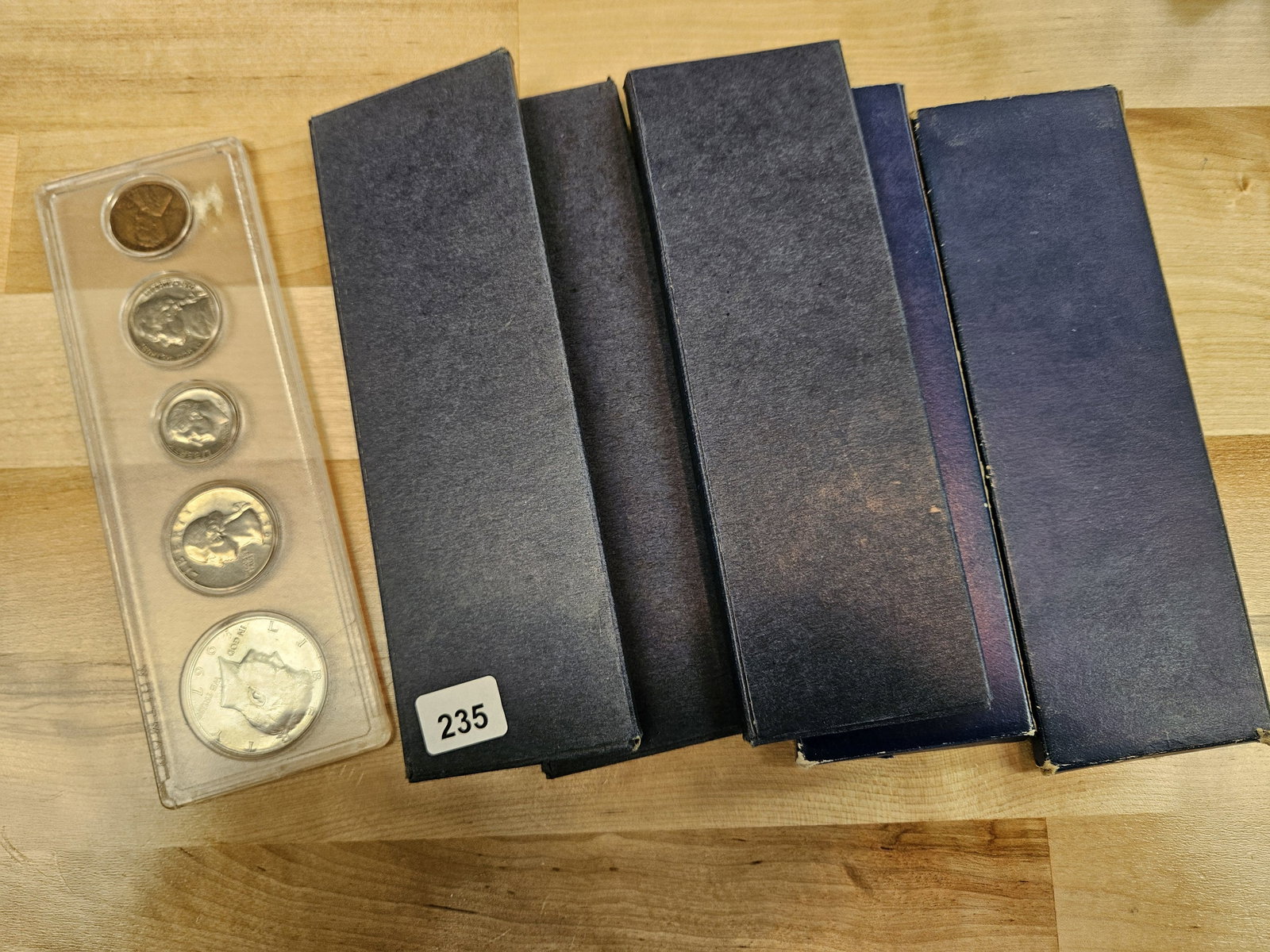 Six Special Mint Silver Sets in original hard packs: All have the silver 40% Kennedy Half Dollar. Most in OGP 