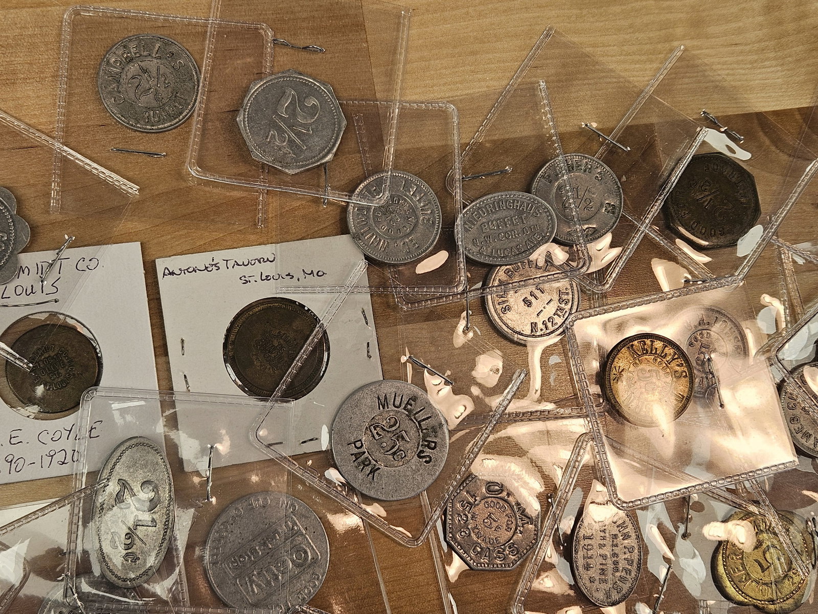 Large group of tokens - 10