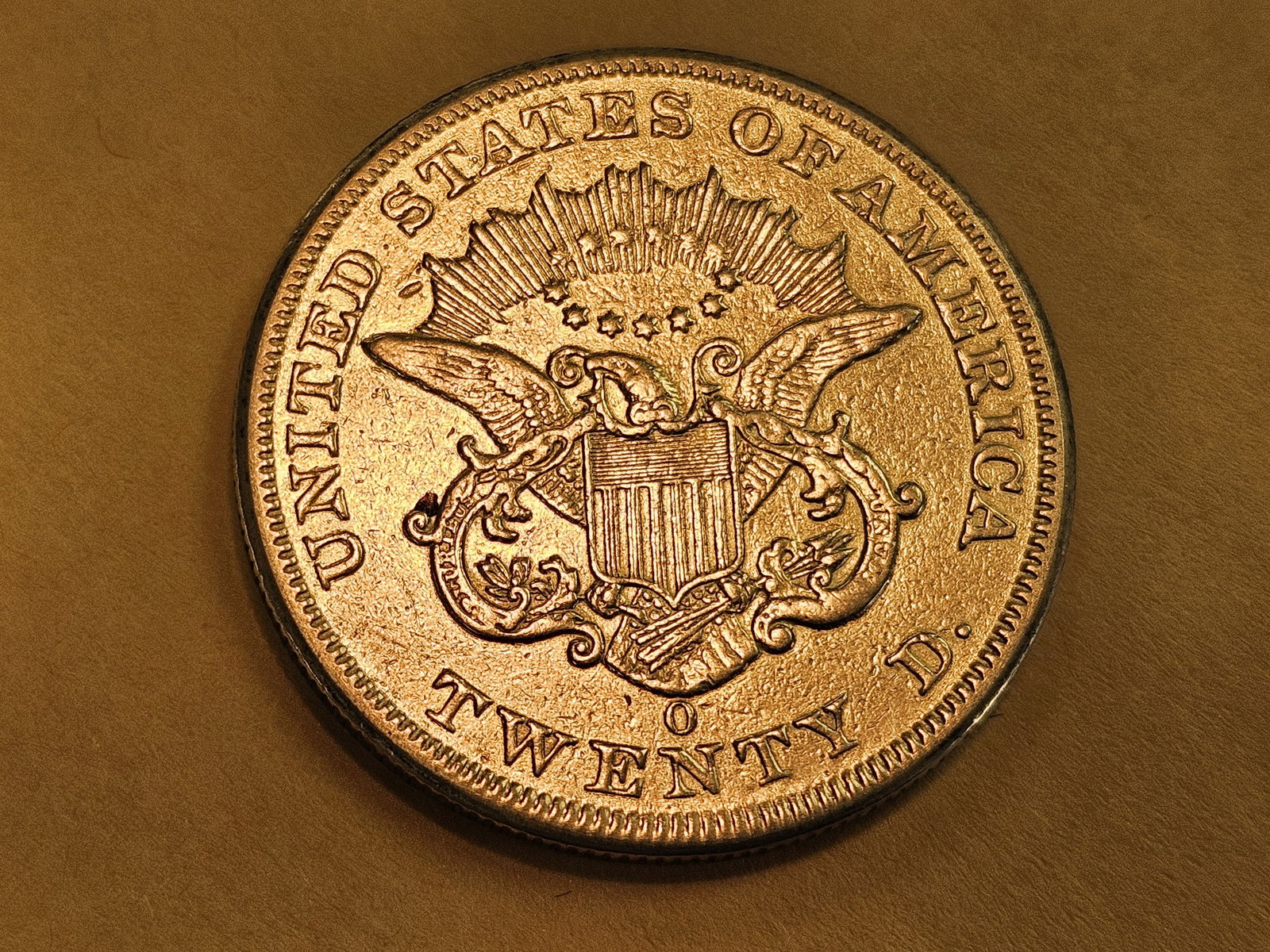 * GOLD * SEMI-KEY! 1852-O Gold Liberty Head Twenty Dollar Double Eagle - 6