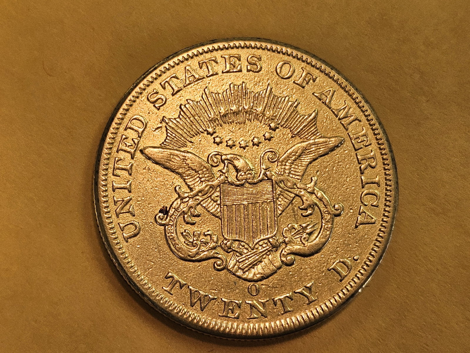 * GOLD * SEMI-KEY! 1852-O Gold Liberty Head Twenty Dollar Double Eagle - 7