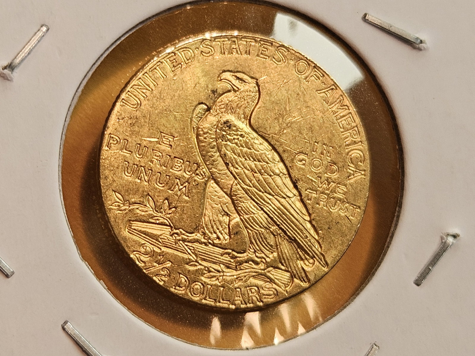 GOLD! Brilliant Uncirculated 1929 Gold Indian head $2.5 Dollars - 6