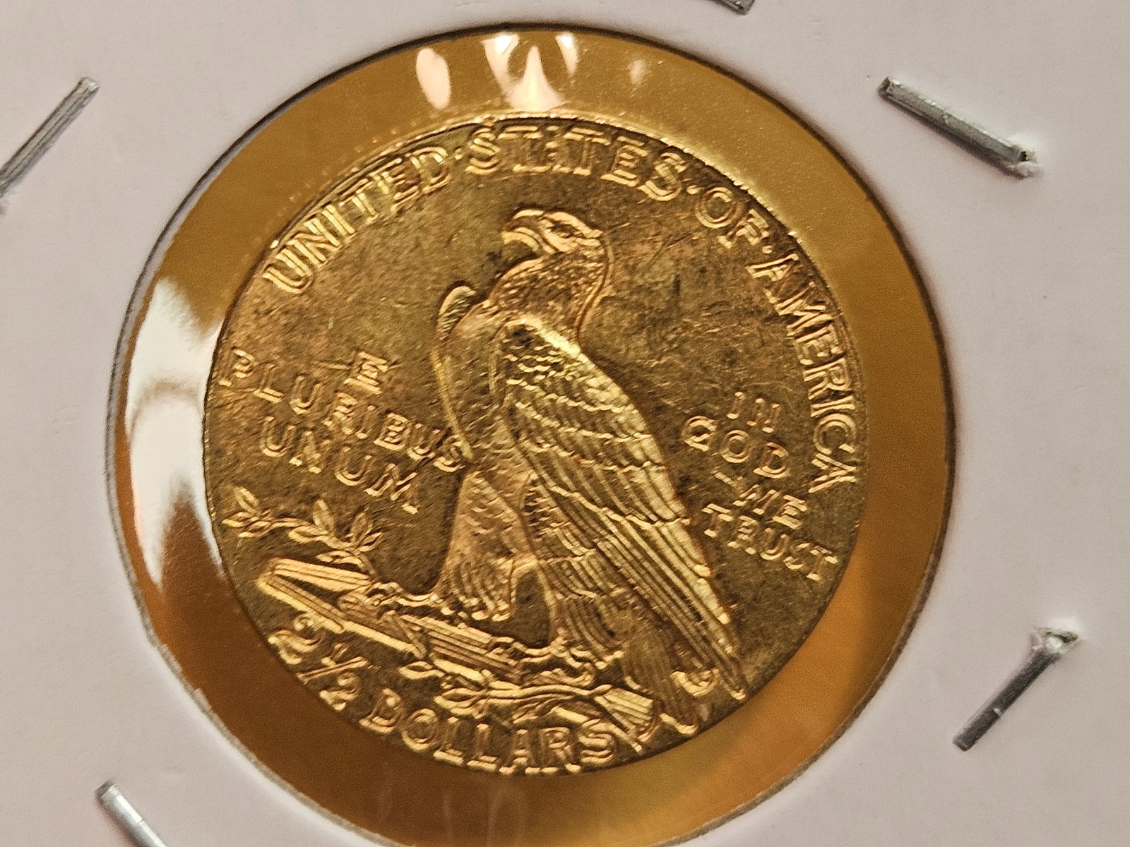 GOLD! Brilliant Uncirculated 1929 Gold Indian head $2.5 Dollars - 7