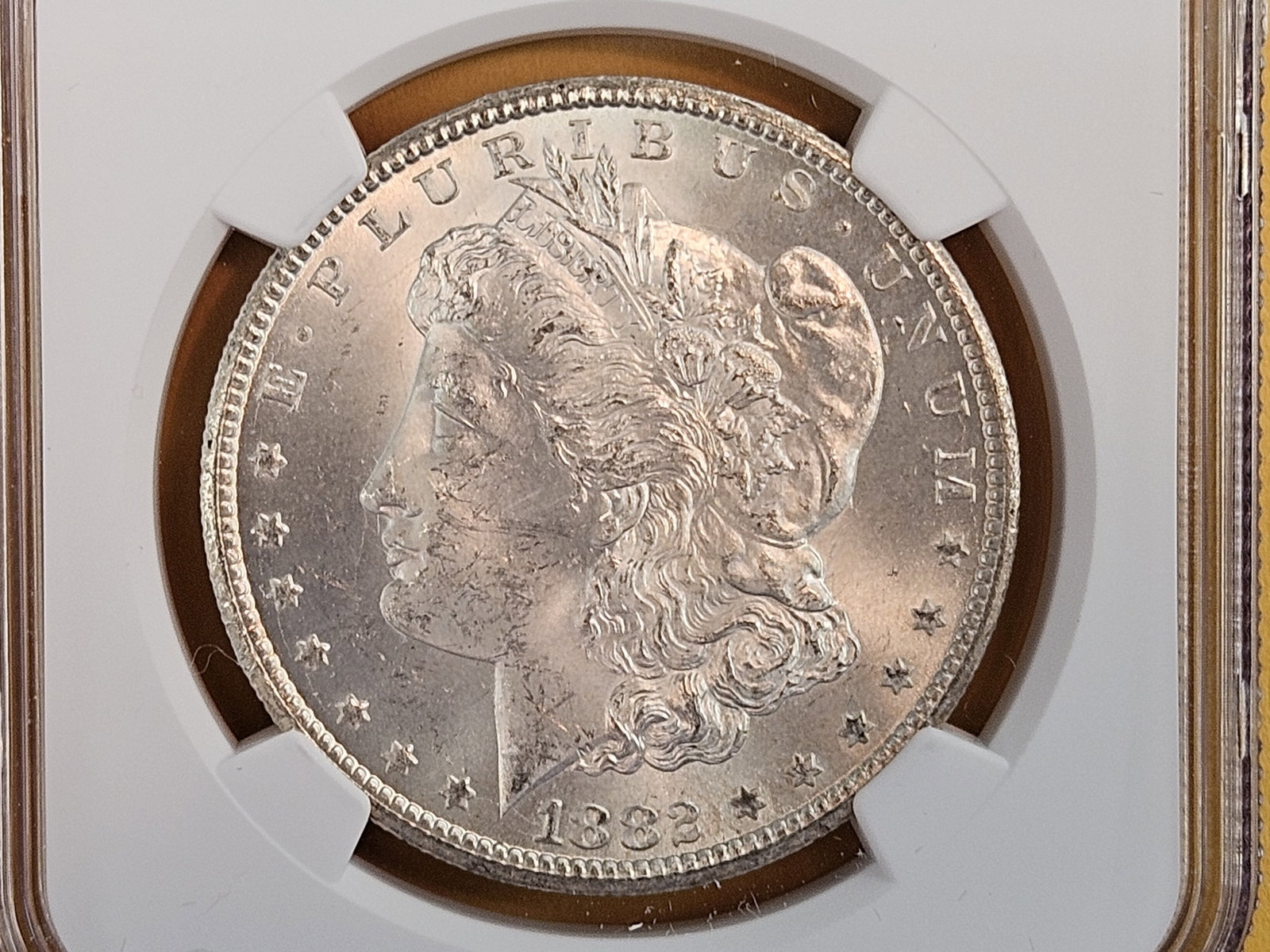 ** KEY DATE ** NGC 1882-CC Morgan Dollar in Mint State 63: KEY DATE! CARSON CITY! Frosty! 