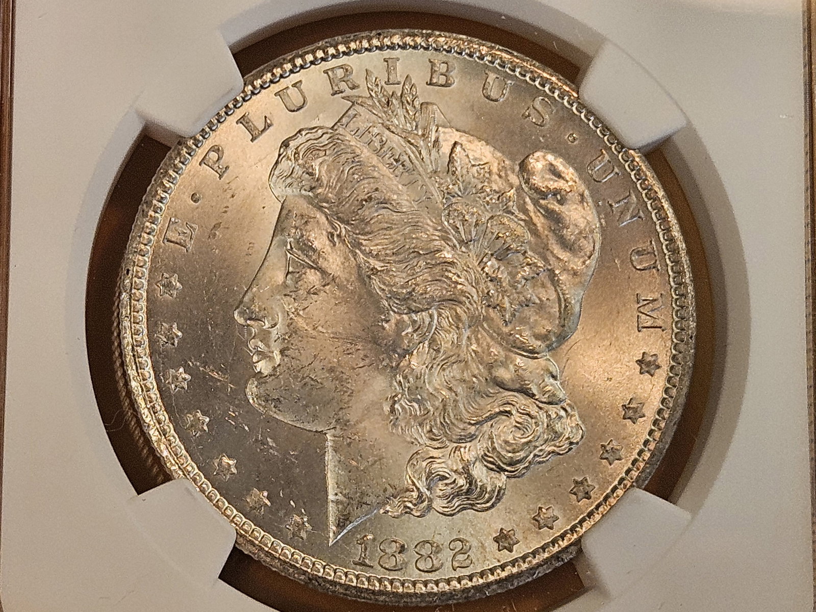 ** KEY DATE ** NGC 1882-CC Morgan Dollar in Mint State 63 - 3