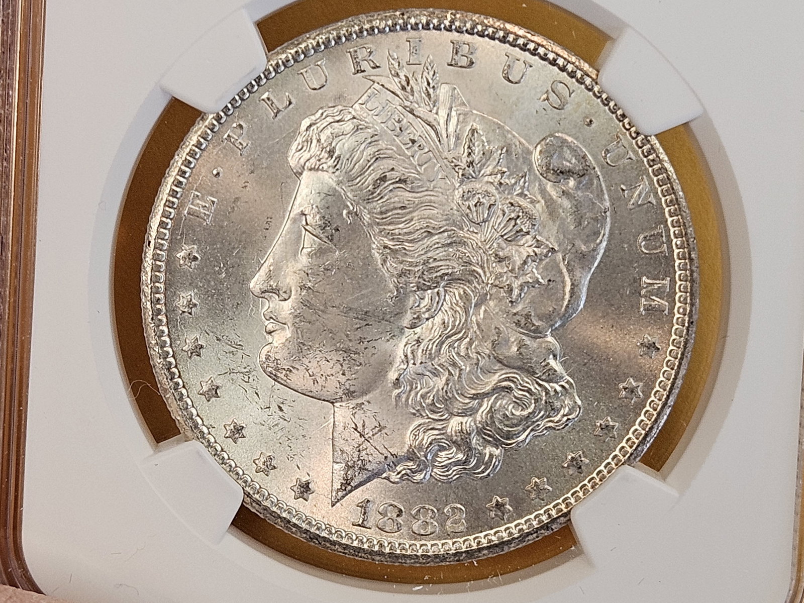 ** KEY DATE ** NGC 1882-CC Morgan Dollar in Mint State 63 - 4