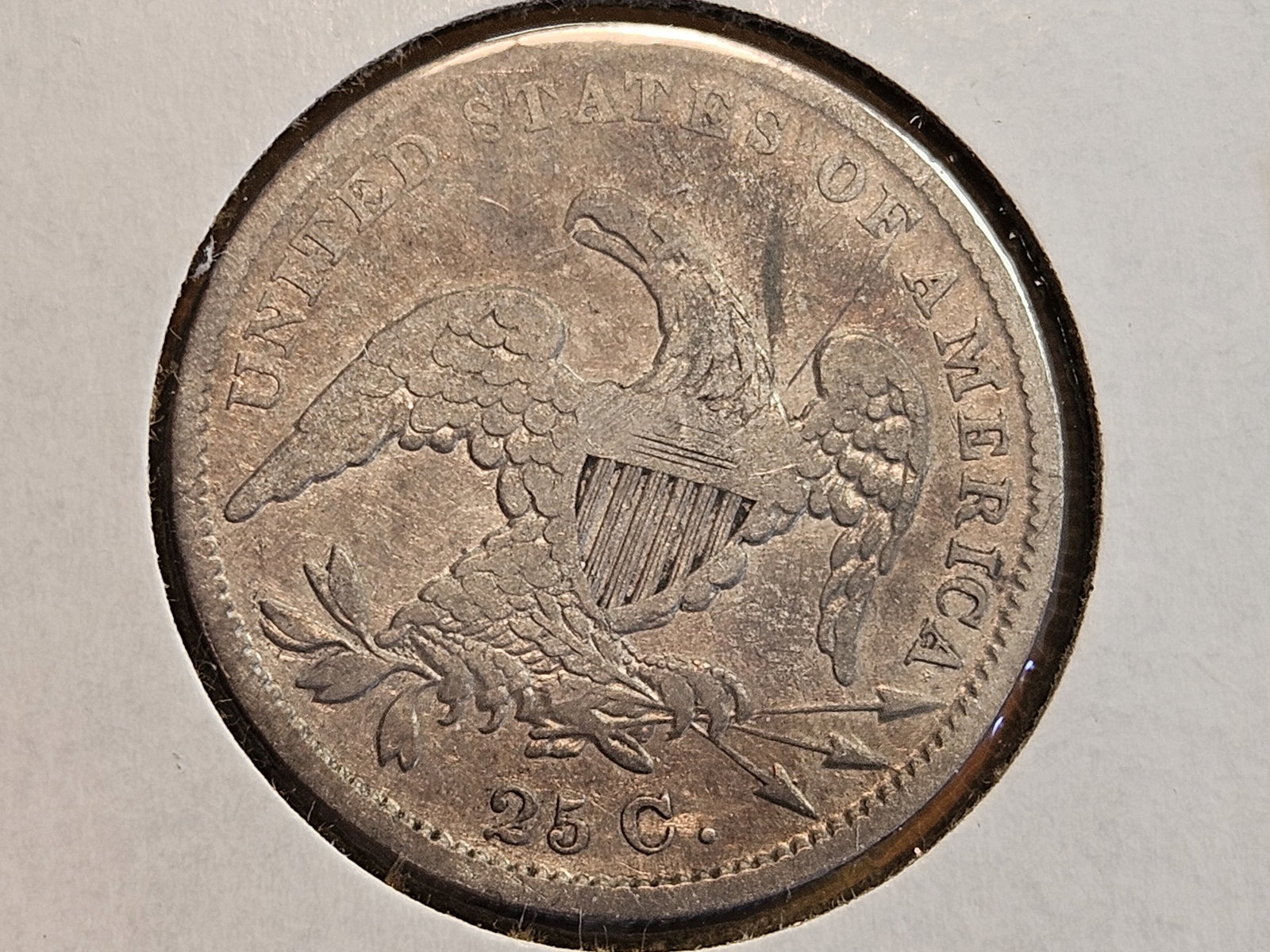 1833 Capped Bust silver Quarter - 4