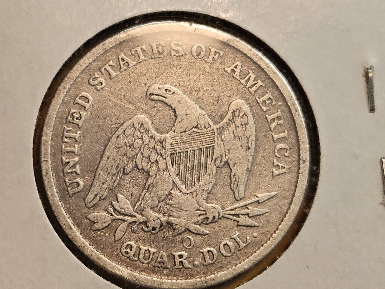 Better Date 1840-O Seated Liberty silver Quarter in Fine plus - details - 4