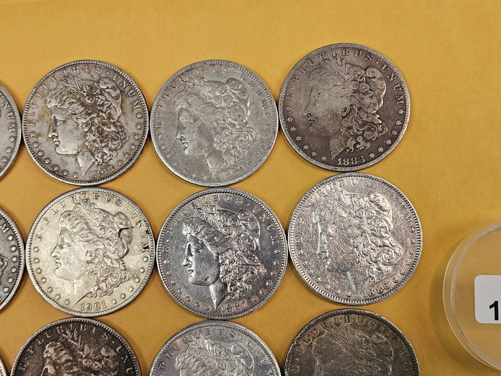 ** FULL ROLL ** Twenty Morgan Silver Dollars - 3