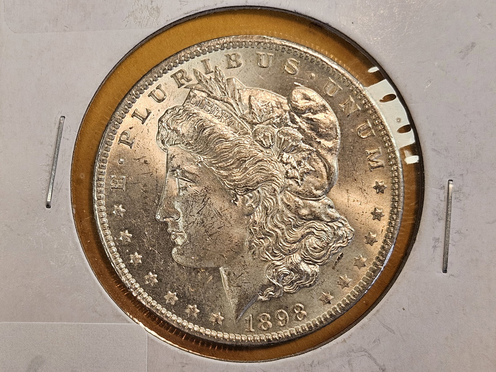 Brilliant Uncirculated 1898-O Morgan silver Dollars (1 of 5)