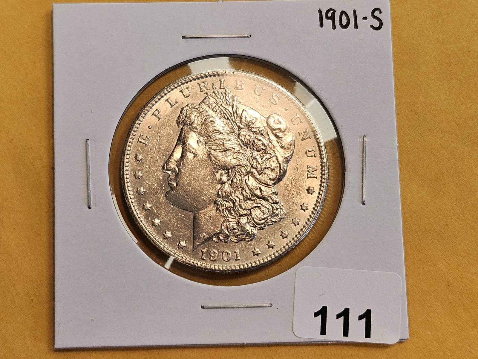 * Better date and Grade 1901-S Morgan silver Dollar - 2