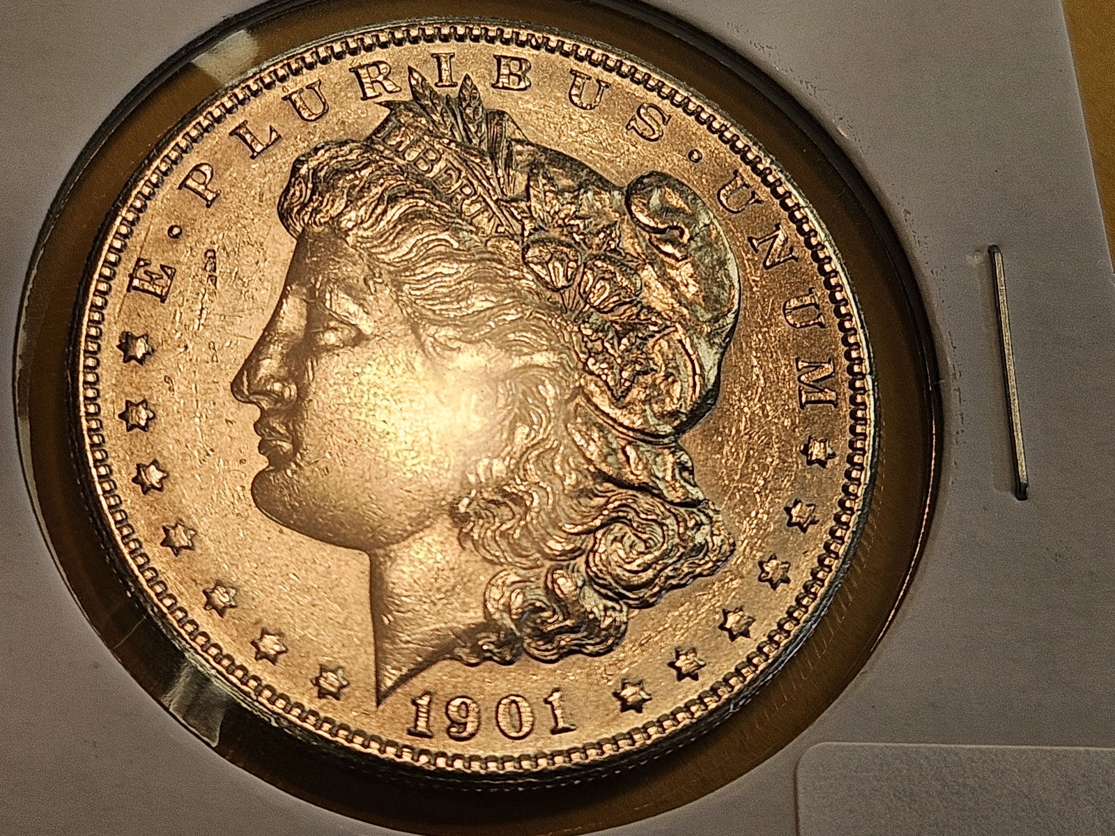 * Better date and Grade 1901-S Morgan silver Dollar - 3
