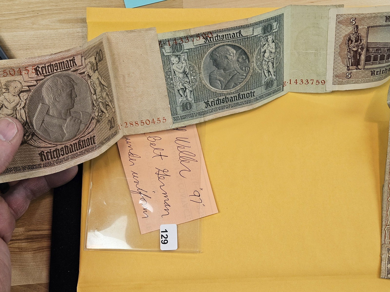 World War II Germany Military "money-belt" - 3